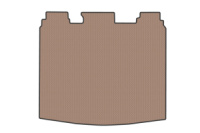Резиновый коврик в багажник (Бежевый) для Volkswagen Caddy 2020- гг