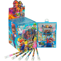 Ручка Гелева Стирачка Маріо 12 шт