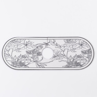 Влаговпитывающий коврик для раковины под кран из полиэстера 37,5*13 см HP-42-12W