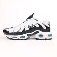 Nike Air Max Plus TN білі з чорним та зеленим