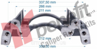 10514 Скоба держатель суппорта Knorr SB6 - SN6,  K001105, BPW