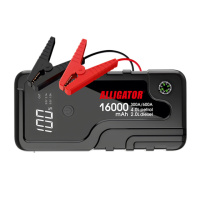 Бустер (пусковое устройство) Alligator Jump Starter 300A/600A 16000mAh