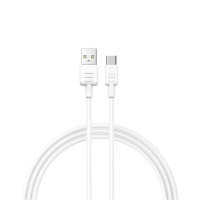 Кабель Recci Star Stone RS10C, Type-C, 1m, 3A, White