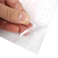 Плівка самоклеюча (самоклейка) d-c-fix 200-0112 0,45х 1м вітражна прозора захисна глянець