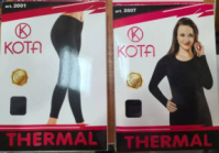 Термокомплект женский , черный ( термокофта , термолосины) Kota