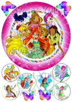 Вафельные картинки на тему: Винкс (Winx)