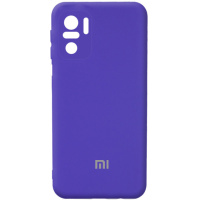 Чохол Silicone Cover Full Camera (AA) Для Xiaomi Redmi Note 10 / Note 10s (Фіолетовий / Purple) - купити в SmartEra.ua