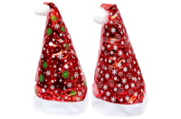 Шапка «Санта Клауса» со снежинками обхват 56см х 38см (116408)