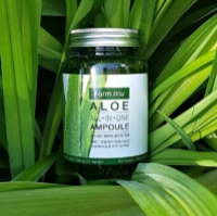 Увлажняющая сыворотка с алоэ, 250мл. FARMSTAY ALOE ALL-IN ONE AMPOULE