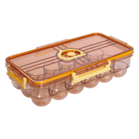 Лоток для яиц пластиковый на 18 ячеек 32.5х18х8 см Коричневый HP-27-1