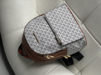 Рюкзак  Michael Kors Kenly Medium Adina біло-коричневий