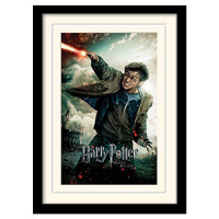 Постер у рамі «Harry Potter (Deathly Hallows Part 2 - Wand)» 30 x 40 см