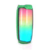 Бездротовий Bluetooth динамік PULSE 4 LED, 10W, 4000mAh, дистанція-10m, Green, Corton BOX