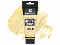 Краска художественная Acryl PRO ART Kompozit 75 мл, 107 неаполитанский желтый темный