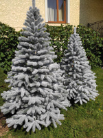 Буковельська 2.50 м. засніжена лита ялинка // Штучна ялинка з пластику / Якісна лита ялинка