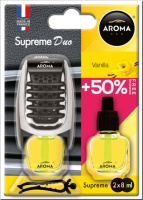 Ароматизатор Aroma Car Supreme Duo Slim Vanilla рідкий 7мл