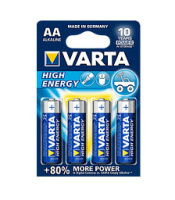 Батарейки Varta - High Energy АА LR6, 1.5V, 4/80/400 шт.
