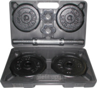 Гантель збірна Toorx 10 кг з кейсом (VAL-10DGN)