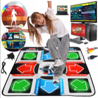 Танцевальный коврик usb для ПК компьютера PC Dance mat  Dance Pad улучшенный с CD