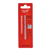 Свердло по металу THUNDERWEB HSS-G MILWAUKEE DIN338, діаметр 4,5x80х47мм