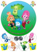 Вафельные картинки на тему: Фиксики