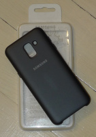 Чехол Samsung Dual Layer Cover для J6 2018 J600 Black EF-PJ600CBEGRU