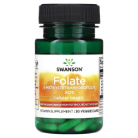 Swanson Folate 5-Methyltetrahydrofolic Acid 680 mcg DFE 30 капсул