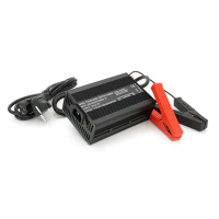 Зарядное устройство для аккумуляторов AGM 24V, 10A,+ крокодилы,135x90x50mm