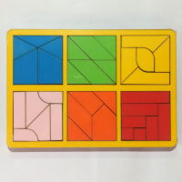 Ігри Нікітіна. Склади квадрат. 3-й рівень складності. 12 квадратів.