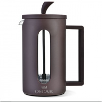 Кофейник / заварочный чайник - френч-пресс OSCAR Best 600 мл. коричневый