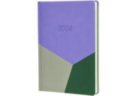 Щоденник датований 2024, комбіновані матеріали, А5