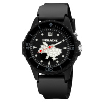 Годинник наручний Awarder 031 Ukraine All Black тактичний з водозахистом 5 ATM