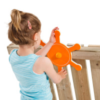 Штурвал для дитячого майданчика КВТ Boat з HDPE Жовтогарячий