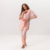 Комплект женский из плюшевого велюра штаны и халат Зефирка 3442_S 16051 S