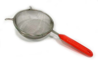 Сито нержавеющее Empire 140 мм красная ручка (1535)