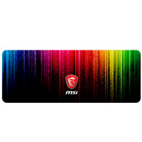 Коврик 300*600 тканевой MSI с боковой прошивкой, толщина 2 мм, RGB, Пакет