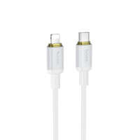 Кабель HOCO X128 Benefit PD30W charging data cable iP White (6942007681063)