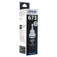 Контейнер с чернилами Epson 673 black 70мл L800/1800 (C13T67314A)