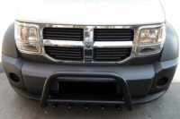 Передняя дуга QT006 Black (нерж.) для Dodge Nitro 2006-2011 гг
