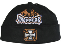 Шапка “Choppers” з вишивкою, чорна