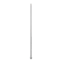 Подовжувач хромований для головок 1/4'' MILWAUKEE, 356мм