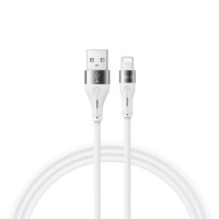 Кабель Recci Swift Series RS11L, Lightning, 1m, 2.4A, White
