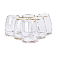 Набір склянок Sail 6 штук по 400 мл, прозорий