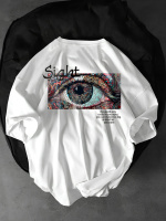 Футболка з ДТФ принтом оверсайз чоловіча жіноча стильна