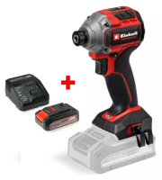 Ударна викрутка Einhell Professional TP-CI 18/250-C Li BL - Solo : з АКБ 18V 2,5Ah (4510095 4512097)