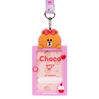 Бейдж на ленте YES Line Friends Choco 940300 12х6.3 см