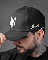 Бейсболка ukraine black ch/b