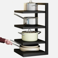 Кухонна полиця для зберігання каструль, 3 рівня Kitchen shelf for storing pots / Полиця на кухню для посуду