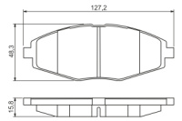 LP1824 Колодки ЗАДН VW