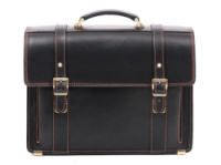 Портфель ручної роботи шкіряний Чорний (1939512635)